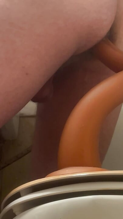 Long dildo to the limit