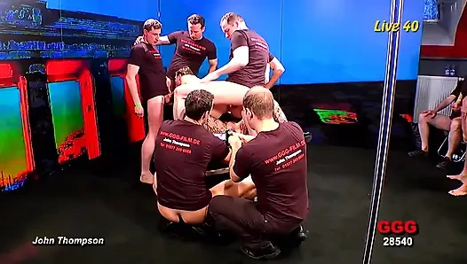 Ggg John Thompson - Live40 Wild Gangbang Orgy