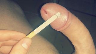 Just4YouAndMe: Cigarette on my dick