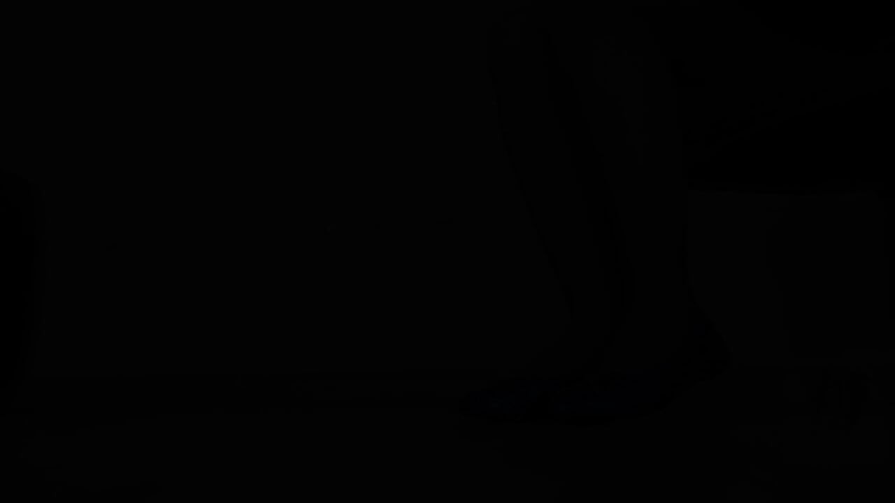 Shoeplay, Shoe Dangling & Walking in Blue Sequin Ballet Flats (shoe Collection) - Dame Olga 4K (747)