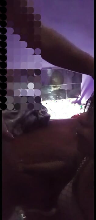 Shemale slut sucks cock in the early morning alone in her room