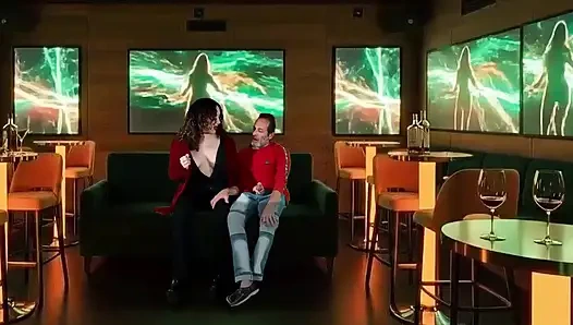 I masturbated a nightclub manager in the VIP room while my husband films