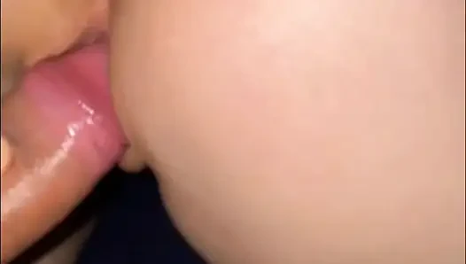 Omg my neighbour went to far this time covering my pussy with cum