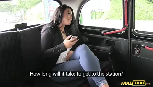 Fake Taxi - Tanned Hottie Cheats on Boyfriend for a Taste of Cabbie's Cumshot