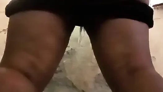 Rebolando Meu Rabo Grande чернокожей толстушки