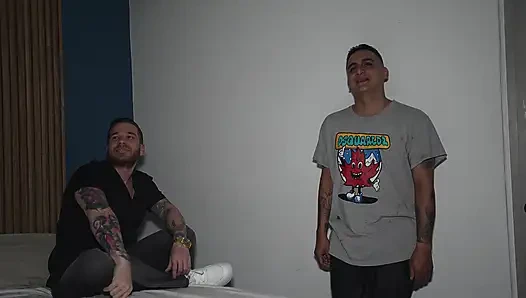 Petite colombian destroyed by two big dicks! DP