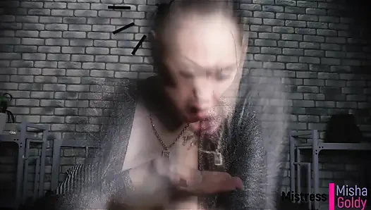 Нюхальщики каждый день! День 5 Маленькая нюхающая шлюшка получит прерванный оргазм