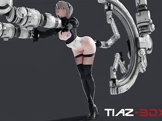 Tiaz-3DX žhavý 3D sex Hentai kompilace - 48