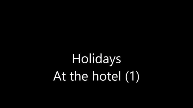 Holidays, at te hotel in the bath