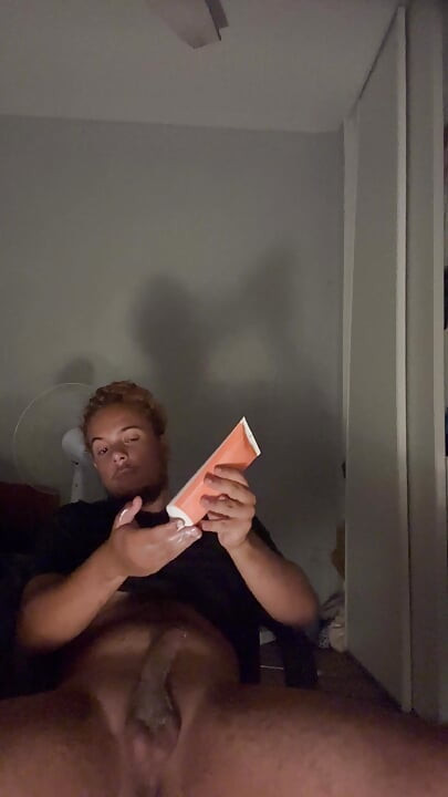 White boy beating his shit