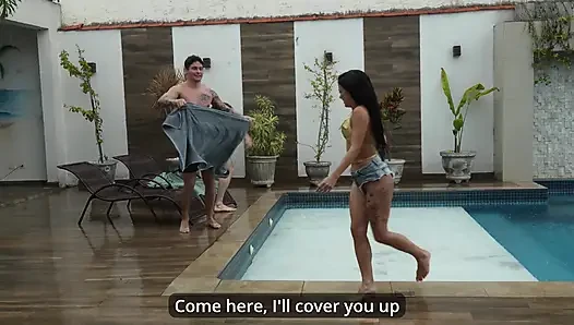 This Horny Bitch Didn't Refuse Two Cocks at Once