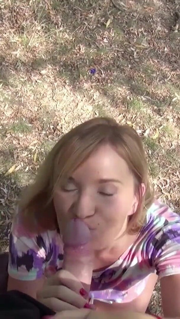 Key moment from "GERMAN SCOUT - BLONDE COLLEGE TEEN SEDUCE TO FUCK PUBLIC"