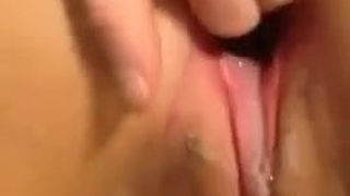 Hot Cum Drooling From Her Pussy