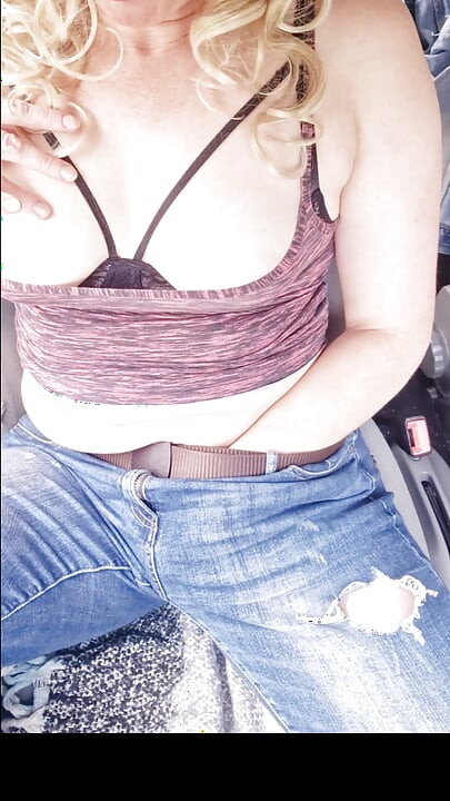 In the car