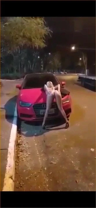 Dogging bukkake with strangers