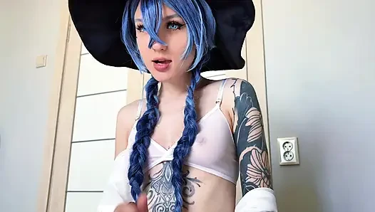 POV big dick in shy Roxy's mouth, Mushoku Tensei: Jobless Reincarnation