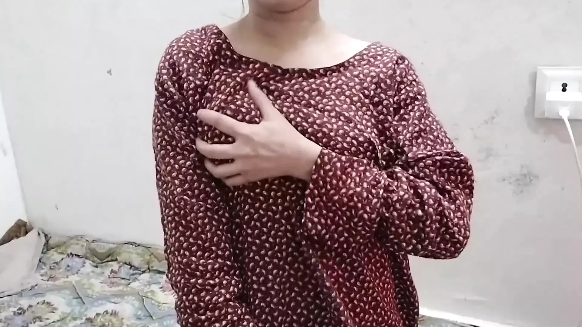 Desi aunty got excited and took my land in her mouth.