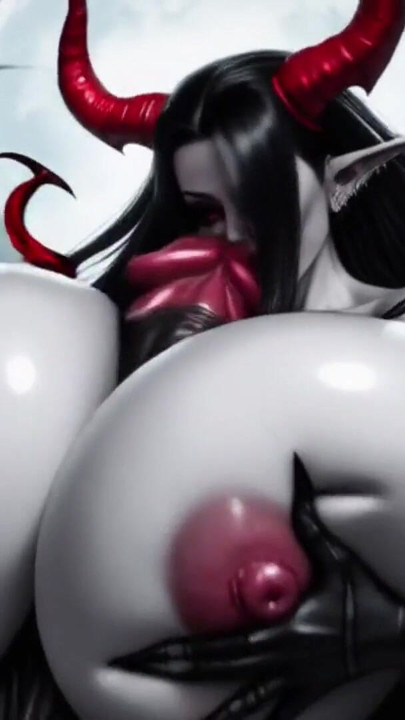 Hot demon titsjobs (Ai animation) | Clip 1