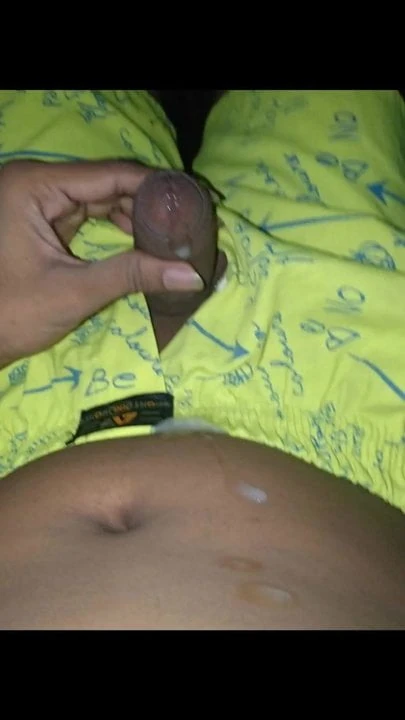 My cum shot my penis is my ass