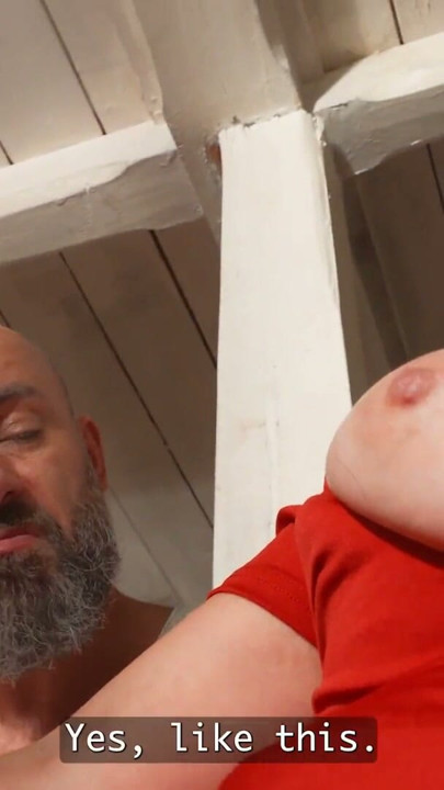VIP4K. Trio com uma MILF de seios grandes num baloiço | Clip 1