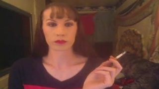 mature milf smokes strong cigarettes