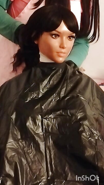 Nikki, a negra boneca sexual ama vinil bbc