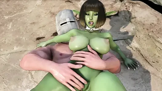 Busty Goblin Rides My Big Dick