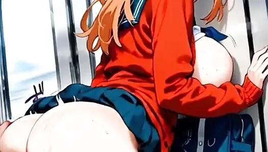 Genç amcık arkadan sikişiyor