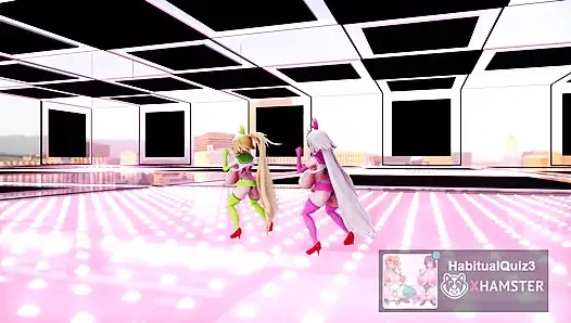 mmd r18 FGO MMD Two Jeannes portraitieren ein paranoides mädchen mit einem handy 3d-hentai ahegao milf