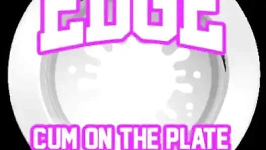 AUDIO ONLY - Edge cum on the plate eat it JOI cum countdown