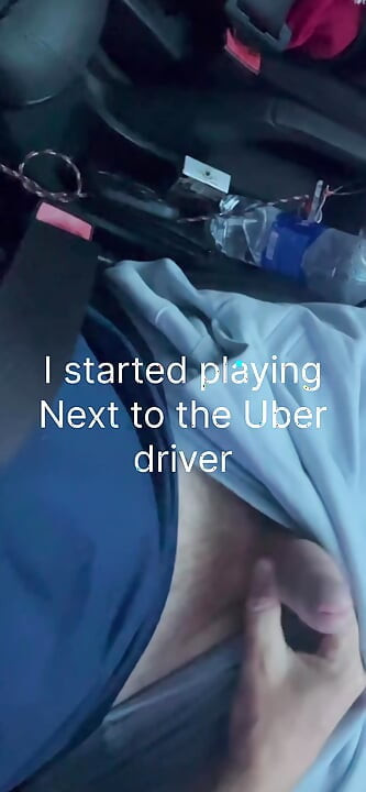 Old guy jerks next to young Uber driver and gets helping hand.