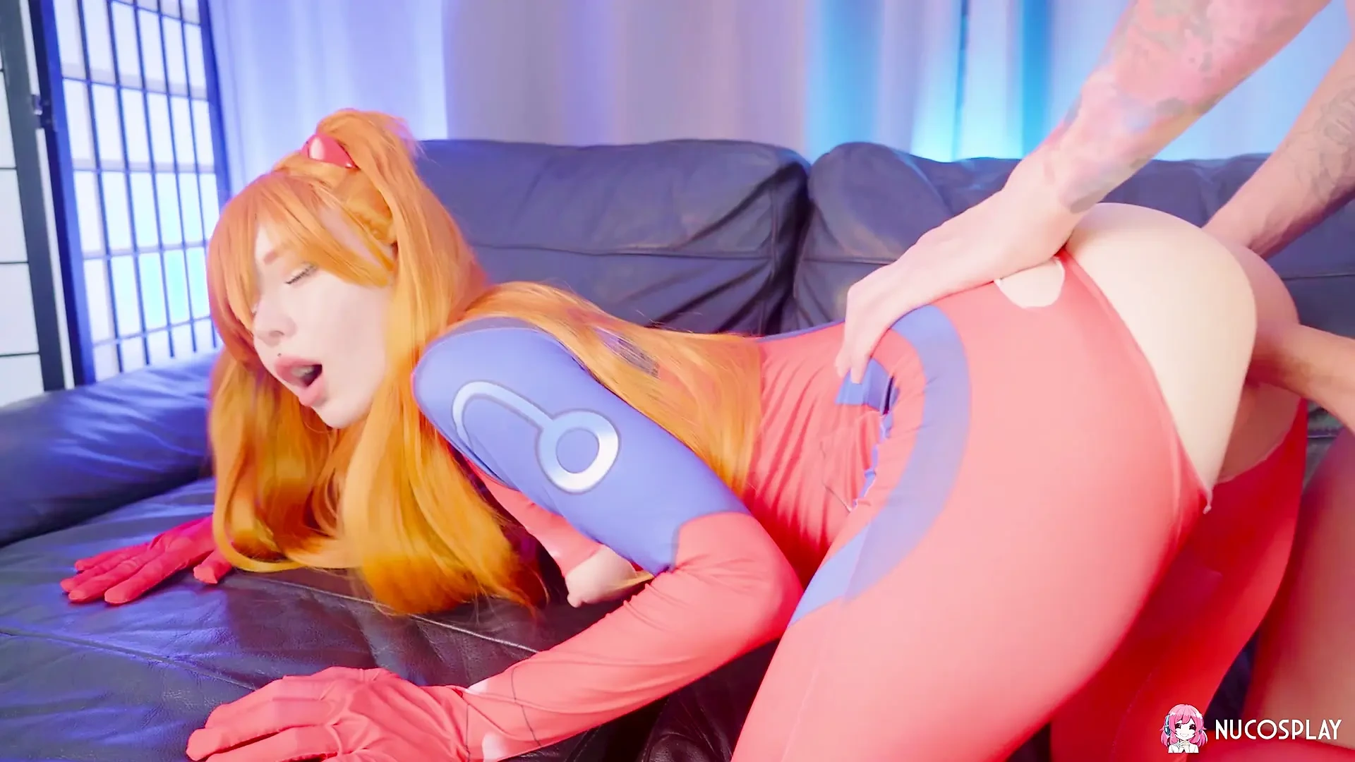 Hot redhead slut Karneli Bandi sucks dick and gets stuffed with it.