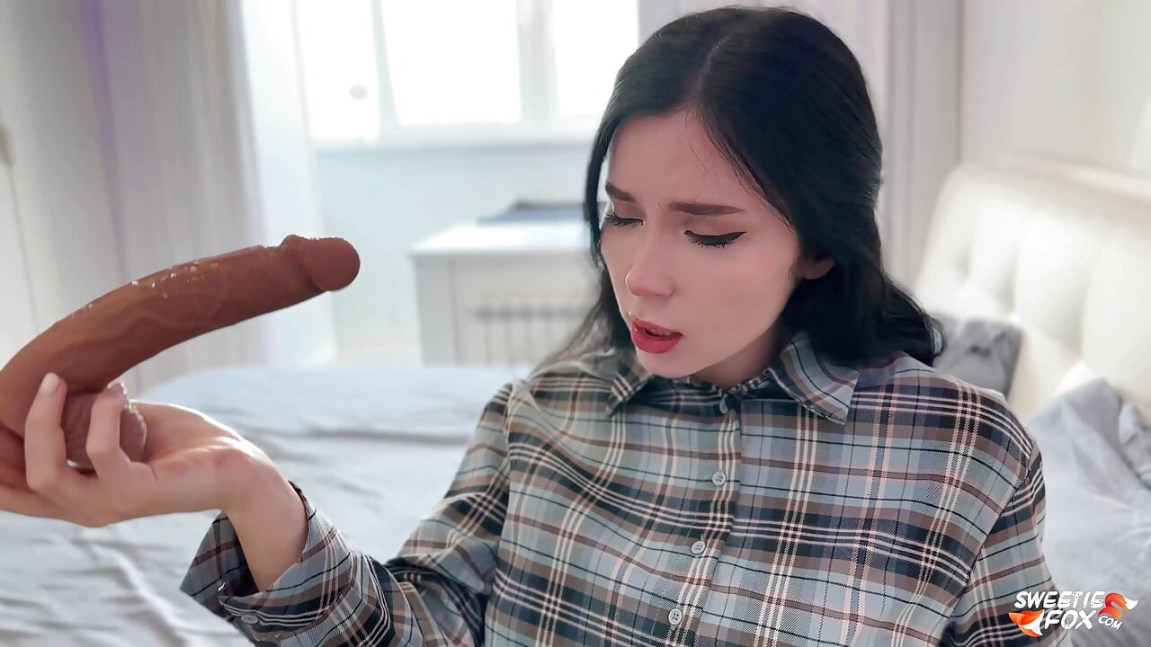 Horny StepSis Learns to Suck Using My Dick and Gives Herself Hard Fuck POV
