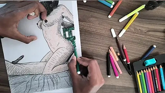 Pakistani Quet Girl And Boyfriend Injoying Outdoor Room For Work