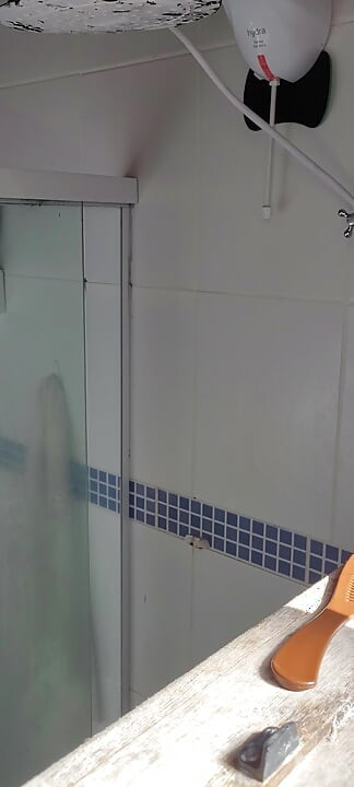 The atmosphere heated up... Come to the bath with me!