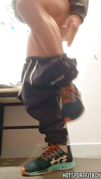 Horny in Public Fitting Room - Stroking Huge Dick Until Explosive Cum with High Risk Thrill