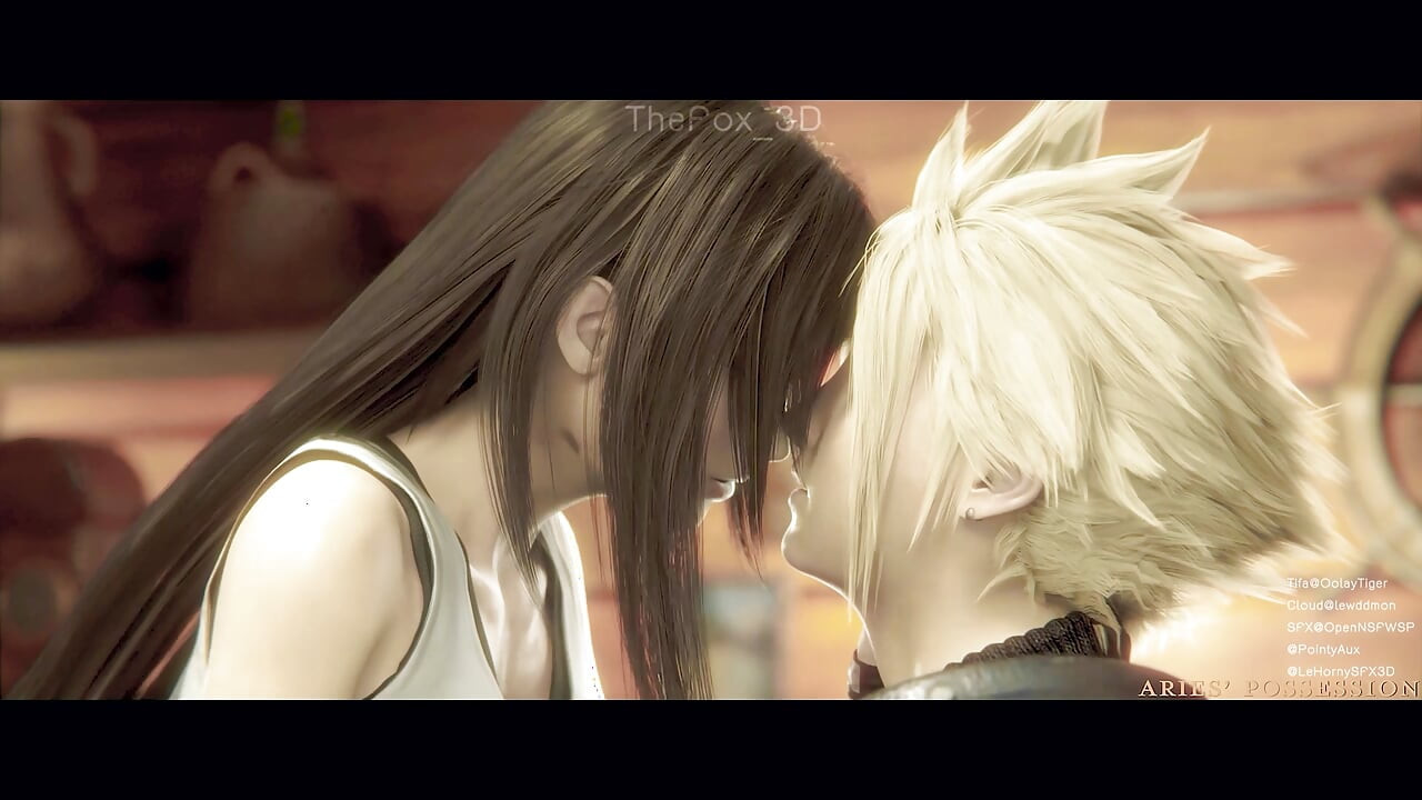 Final Fantasy 7 FF7 - Tifa + Aerith All Work 2024 WM Full Color Grading (Sound) By Aries' Possession Animation 3D Hentai