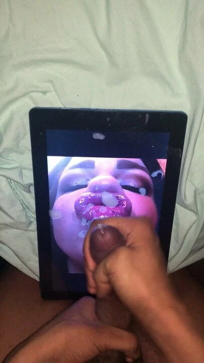 massive cum load on massive lips