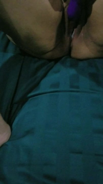 wife playing with toy