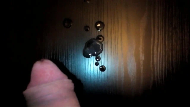 Cum on wall