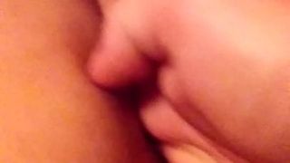 Finger fucking my wifes pussy