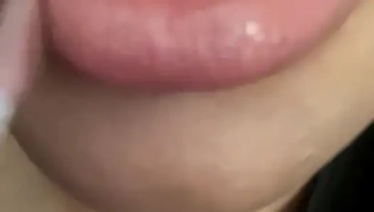 Nude Lipgloss Lip Fetish, Lip Worship, Femdom