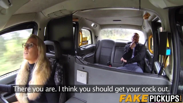 Ben Kelly blows fake taxi driver Sasha Steele like a pro