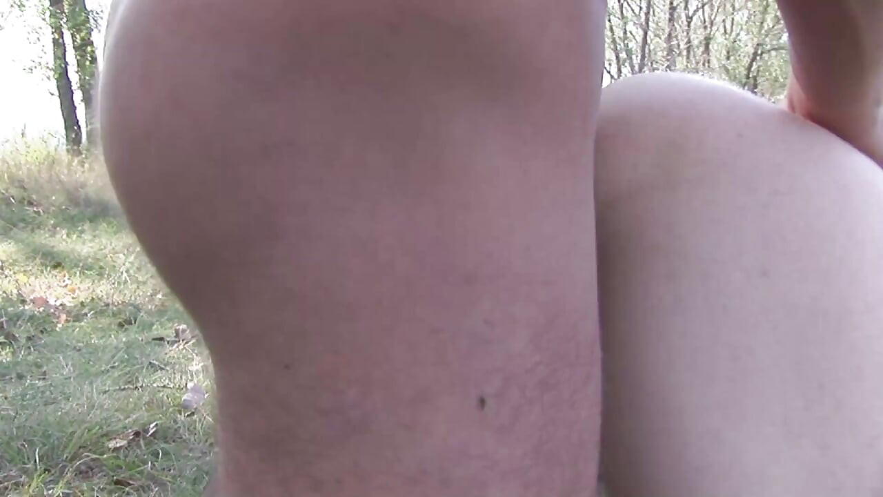 Nylon granny likes outdoor fuck and facial
