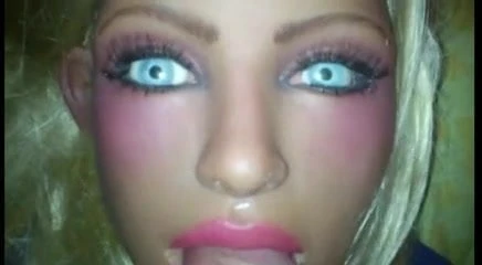 Realdoll sex with Lisa in flashlight