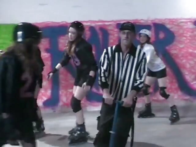 Roller Bitch Sucking Dick and Getting Pounded