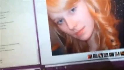 Jacking off to cousin pic cum