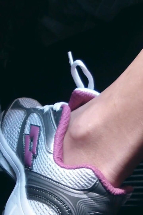 Fast Driving in Lotto Sneakers