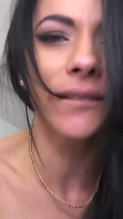 Monster Facial Covers Petite Hottie with Big Tits! | Clip 1