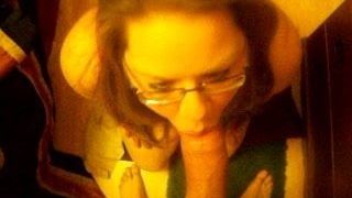 Bigtit69 толстушка Heather сосет толстый член